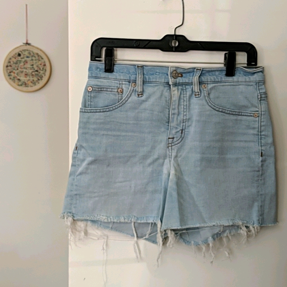 Madewell Cutoff High-Waisted Shorts